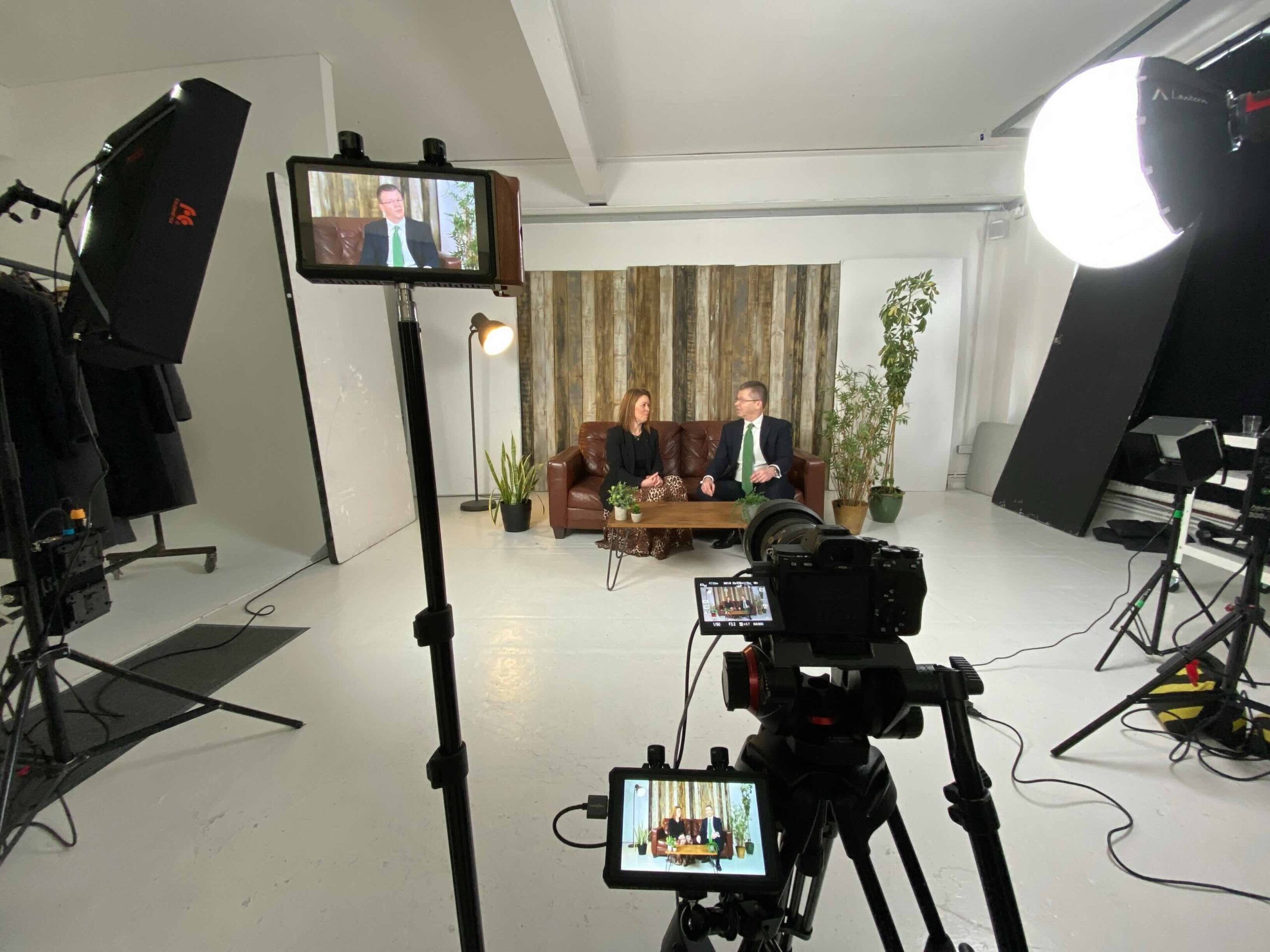 optimising B2B videos for use on YouTube inc picture of a live shoot